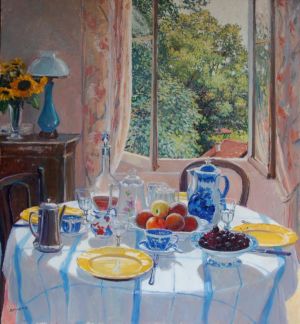 La fenêtre verte - 100 x 92 cm La fenêtre verte Arnera Catherine