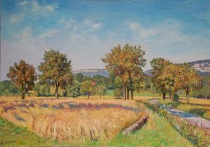 Le champ de blé sauvage - 65 x 92 cm Le champ de blé sauvage Arnera Catherine